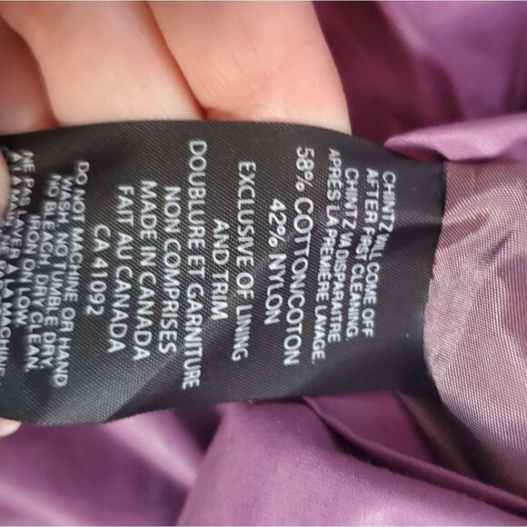 ARTHUR MENDONCA purple dress‎ side zip sleeveless 6 - Picture 7 of 7